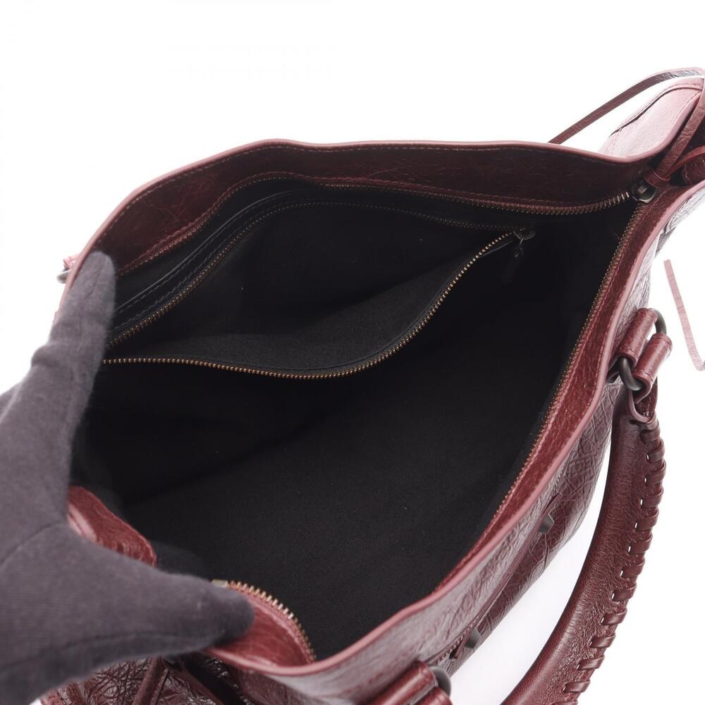 Balenciaga City Handbag leather Bordeaux - Picture 3 of 4